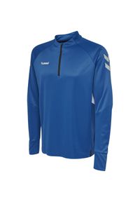Hummel - Bluza Sportowa HUMMEL TECH MOVE HALF ZIP SWEATSHIRT. Kolor: niebieski, biały, wielokolorowy. Sport: piłka nożna