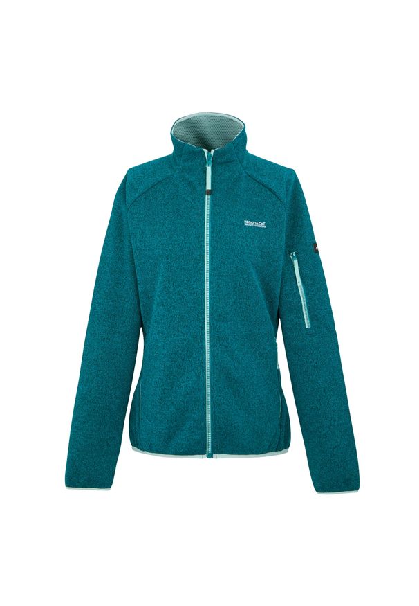 Regatta - Bluza Damska Ravenhill Full Zip Fleece Top. Kolor: zielony, turkusowy, niebieski, wielokolorowy