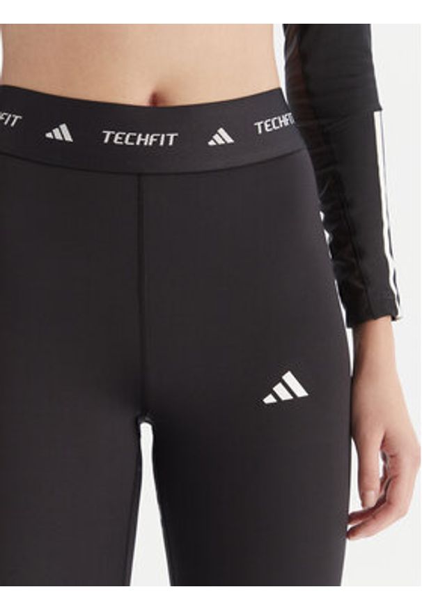 Adidas - adidas Legginsy Techfit IT2273 Czarny Slim Fit. Kolor: czarny. Materiał: syntetyk. Technologia: Techfit (Adidas)