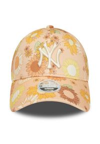 New Era Czapka z daszkiem Wmns Floral Aop 940 Nyy 60435003 Pomarańczowy. Kolor: pomarańczowy. Materiał: materiał