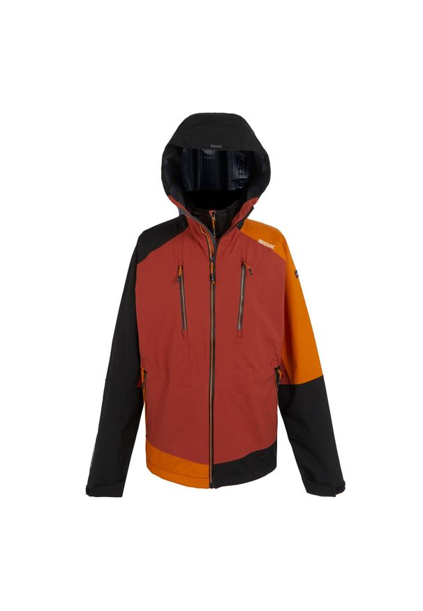 Regatta - Męska Kurtka Sacramento X 3 W 1. Kolor: czerwony, wielokolorowy, czarny. Sport: turystyka piesza