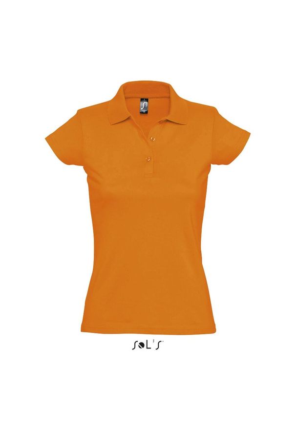 SOL'S - Damska koszulka polo Sol's Prescott. Okazja: na co dzień. Typ kołnierza: polo. Kolor: niebieski. Styl: casual