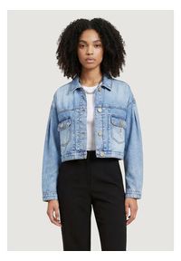 Armani Exchange Kurtka jeansowa XW002260 AF21338 MB001 Niebieski Regular Fit. Kolor: niebieski. Materiał: bawełna #4