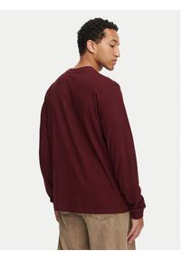 Reebok Longsleeve Feliks RK25738CCM Bordowy Regular Fit. Kolor: czerwony. Materiał: bawełna. Długość rękawa: długi rękaw #3