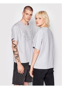 Mindout T-Shirt Unisex Szary Oversize. Kolor: szary. Materiał: bawełna #2