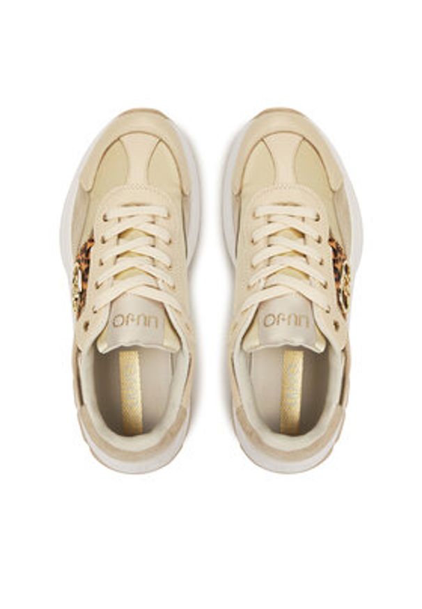 Liu Jo Sneakersy Eva 02 BA5065 PX243 Beżowy. Kolor: beżowy. Materiał: materiał