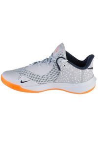 Nike - Buty do siatkówki męskie, Zoom Hyperspeed Court Se. Zapięcie: sznurówki. Kolor: wielokolorowy, szary. Materiał: materiał, tkanina, syntetyk. Szerokość cholewki: normalna. Model: Nike Zoom, Nike Court. Sport: siatkówka