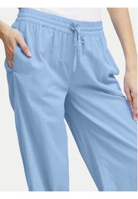 Fransa Spodnie materiałowe 20614576 Niebieski Relaxed Fit. Kolor: niebieski. Materiał: bawełna #4