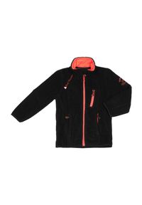 PEAK MOUNTAIN - Dziewczęca kurtka polarowa Peak Mountain Gacalon. Kolor: czarny. Materiał: polar. Sezon: zima. Sport: turystyka piesza #1