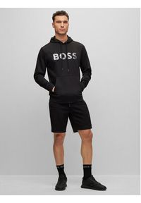BOSS - Boss Szorty sportowe Headlo Mirror 50486858 Czarny Regular Fit. Kolor: czarny. Materiał: bawełna. Styl: sportowy