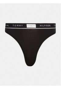 TOMMY HILFIGER - Tommy Hilfiger Stringi UW0UW04812 Czarny. Kolor: czarny #1