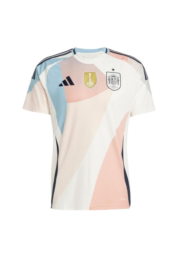 Adidas - Koszulka Spain 25 (Women's Team) Away. Kolor: biały. Materiał: materiał