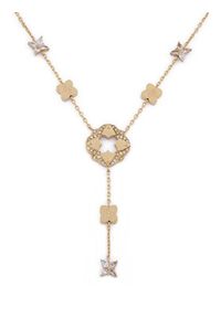 Guess Naszyjnik JUBN05 496JW Złoty. Materiał: metalowe. Kolor: złoty