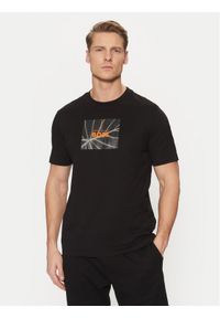 BOSS T-Shirt Injungle 50535112 Czarny Regular Fit. Kolor: czarny. Materiał: bawełna #1