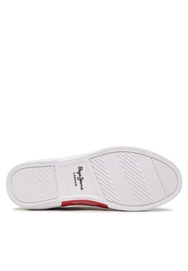 Pepe Jeans Sneakersy Kenton Flag M PMS30906 Granatowy. Kolor: niebieski. Materiał: skóra