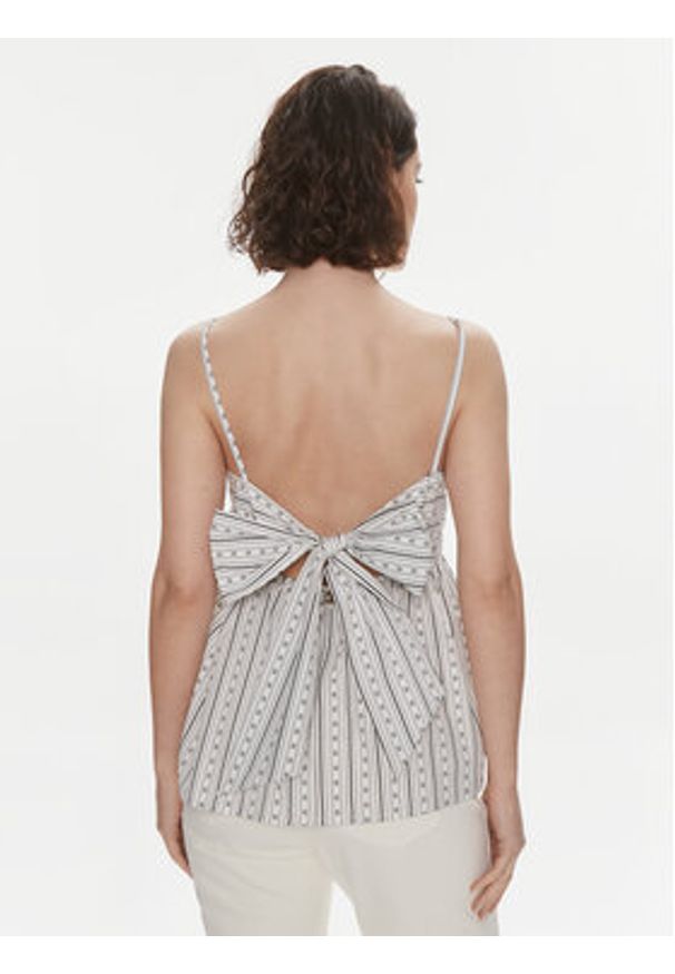 TwinSet - TWINSET Top 241TF2023 Biały Regular Fit. Kolor: biały. Materiał: bawełna