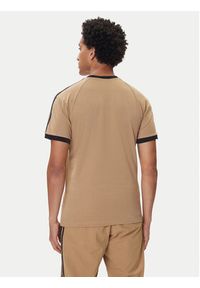 Adidas - adidas T-Shirt adicolor Classics 3-Stripes JY1370 Beżowy Slim Fit. Kolor: beżowy. Materiał: bawełna #3
