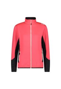 Damska polarowa kurtka turystyczna CMP. Kolor: czerwony, wielokolorowy, czarny. Materiał: polar #1