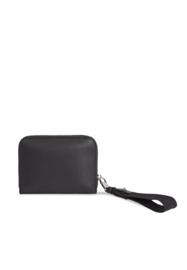 Calvin Klein Duży Portfel Damski Gracie K60K611688 Czarny. Kolor: czarny. Materiał: skóra