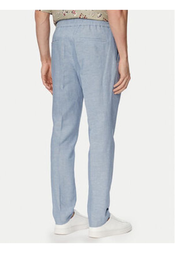 Hugo - HUGO Spodnie materiałowe Getlin 50559695 Niebieski Slim Fit. Kolor: niebieski. Materiał: bawełna