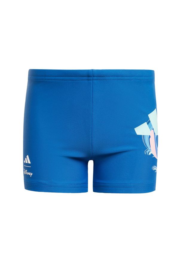 Bokserki Adidas X Disney Lilo And Stitch Swim 1 Inch. Kolor: niebieski. Materiał: materiał. Wzór: motyw z bajki