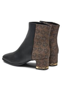 MICHAEL Michael Kors Botki 40F4JUME6L Brązowy. Kolor: brązowy. Materiał: skóra