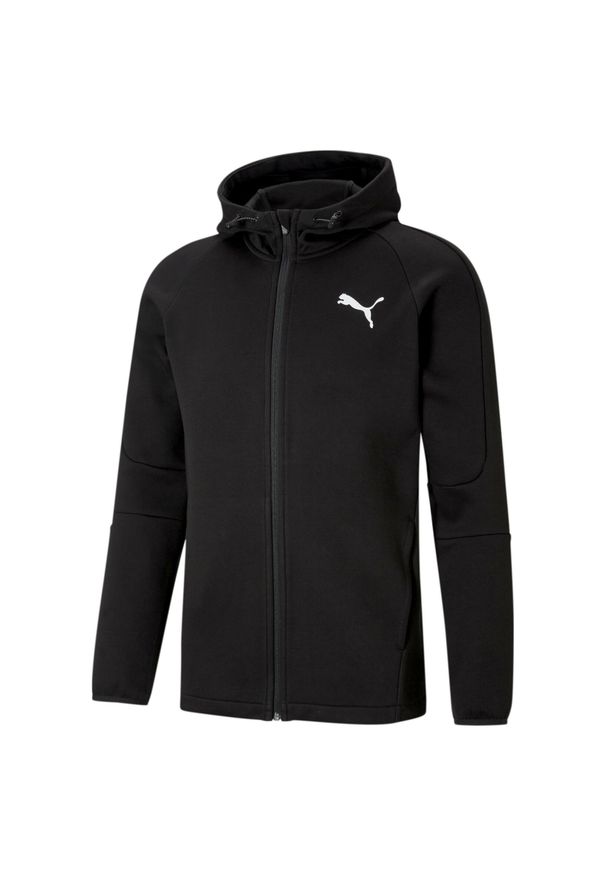 Bluza z kapturem zapinana na zamek błyskawiczny Puma Evostripe Core. Typ kołnierza: kaptur. Kolor: czarny. Sezon: zima, jesień. Sport: joga i pilates