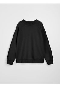 Sinsay - Bluza crewneck - czarny. Kolor: czarny #1