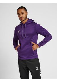 Bluza do piłki ręcznej dla dorosłych Hummel hml CORE XK poly z kapturem. Typ kołnierza: kaptur. Kolor: biały, czerwony, wielokolorowy, fioletowy