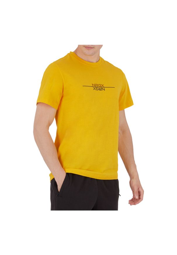 Koszulka męska Energetics Timm 302778. Materiał: bawełna. Długość rękawa: krótki rękaw. Długość: krótkie. Sport: fitness