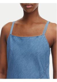 Calvin Klein Jeans Sukienka jeansowa LV047F748G Niebieski jasny Regular Fit. Kolor: niebieski. Materiał: jeans #3