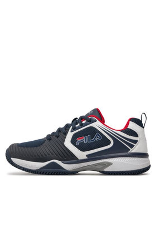 Fila Buty do tenisa Veloce Men FTM24103 Granatowy. Kolor: niebieski. Materiał: materiał. Sport: tenis