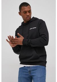 adidas Originals Bluza bawełniana męska kolor czarny z kapturem z nadrukiem. Typ kołnierza: kaptur. Kolor: czarny. Materiał: bawełna. Wzór: nadruk #5