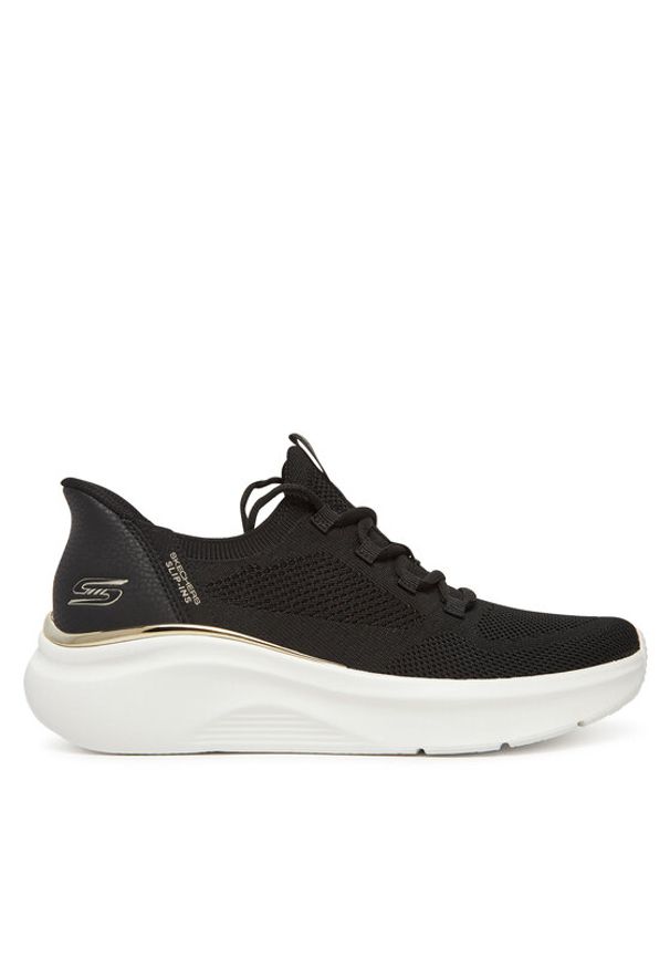 skechers - Skechers Sneakersy Bobs B Love-True Delight 117617/BLK Czarny. Kolor: czarny. Materiał: materiał