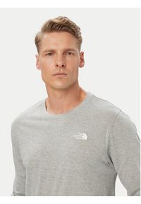 The North Face Longsleeve Evolution Simple Dome NF0A8EU3 Szary Regular Fit. Kolor: szary. Materiał: bawełna. Długość rękawa: długi rękaw #2
