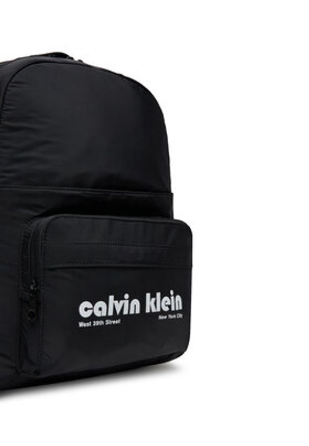 Calvin Klein Jeans Plecak Ckj Graphic Ck Multi Funct Backp LV04G3162G Czarny. Kolor: czarny. Materiał: materiał