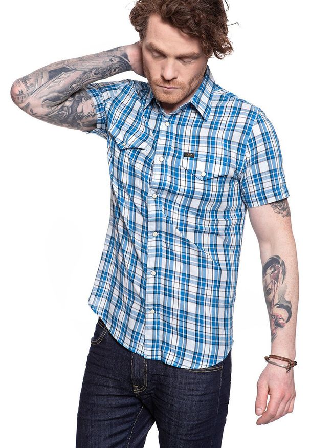 Lee - LEE LEE WESTERN SS SHIRT DIPPED BLUE L641CZLA 112115307