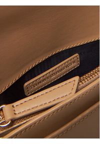 TOMMY HILFIGER - Tommy Hilfiger Torebka Heritage Saddle Bag AW0AW17164 Brązowy. Kolor: brązowy. Materiał: skórzane