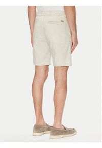 BOSS Szorty materiałowe 50536863 Beżowy Tapered Fit. Kolor: beżowy. Materiał: syntetyk