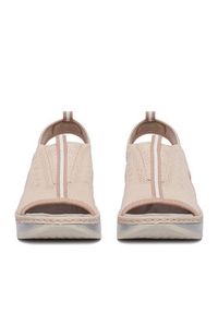 Rieker Sandały CEO-V59B5-31 Różowy jasny. Kolor: różowy. Materiał: materiał #8