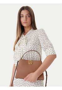 DKNY Torebka Foster R52D1L92 Brązowy. Kolor: brązowy. Materiał: skórzane #1