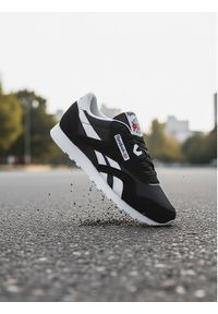 Reebok Sneakersy CEOSS-CLASSIC NYLON 100009251 Czarny. Kolor: czarny. Materiał: skóra, zamsz. Model: Reebok Nylon, Reebok Classic #8