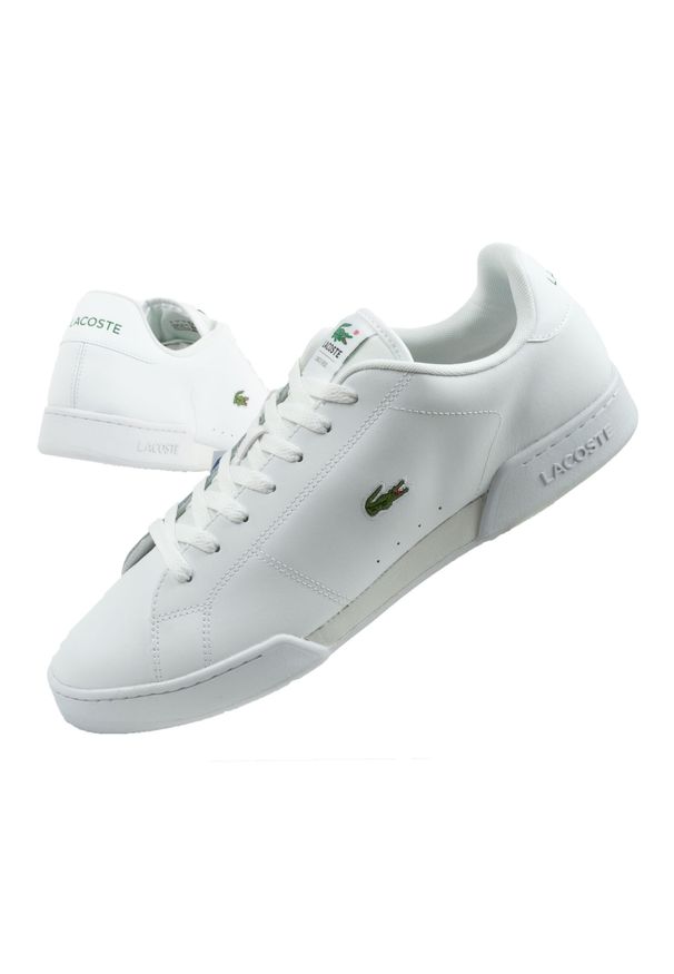 Buty sportowe męskie Lacoste Carnaby Cup 125 2. Kolor: biały. Materiał: skóra