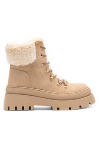 DeeZee Trzewiki QUEENIE SWS6151-03 Beżowy. Kolor: beżowy. Materiał: materiał #8