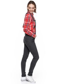 Lee - DAMSKIE OGRODNICZKI LEE BIB SKINNY BLACK WASH L39EWLSF