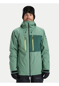 Quiksilver Kurtka snowboardowa Sycamore Solid 20K EQYTJ03502 Zielony Modern Fit. Kolor: zielony. Materiał: syntetyk. Sport: snowboard #1