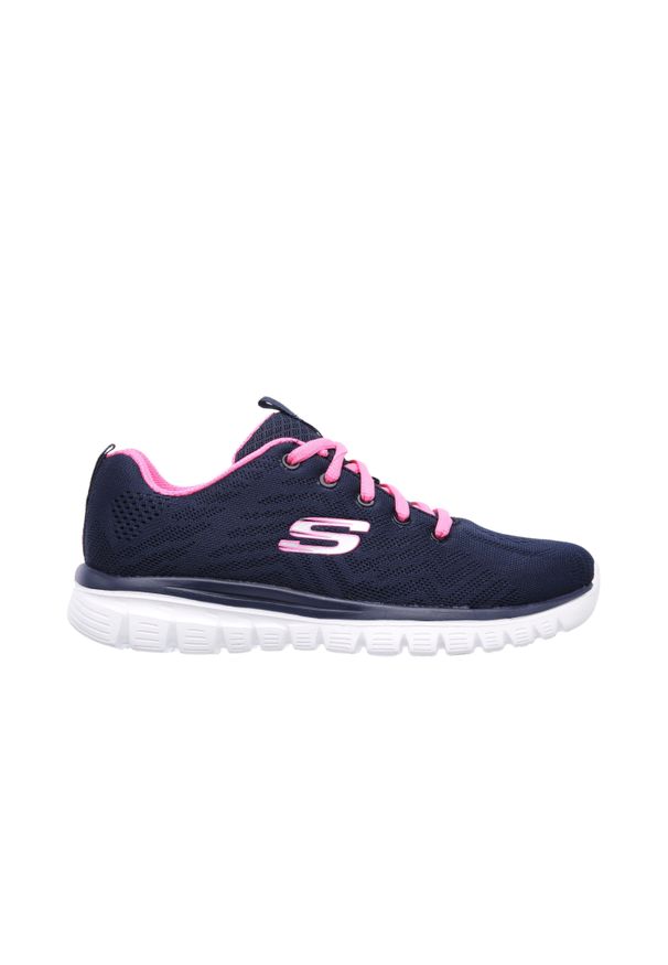 skechers - Buty damskie sportowe Skechers GET CONNECTED. Okazja: na co dzień. Kolor: różowy, niebieski, wielokolorowy, biały