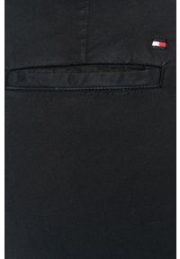 TOMMY HILFIGER - Tommy Hilfiger - Spodnie. Kolor: niebieski. Materiał: tkanina, bawełna, lyocell, elastan. Wzór: gładki #2