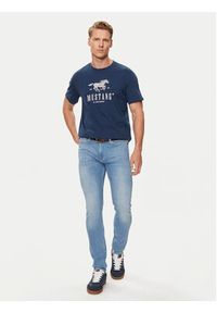 Mustang Jeansy Frisco 1015116 Niebieski Skinny Fit. Kolor: niebieski