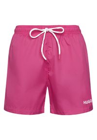 Hugo - HUGO Szorty kąpielowe Haiti 50469312 Różowy Regular Fit. Kolor: różowy. Materiał: syntetyk #1
